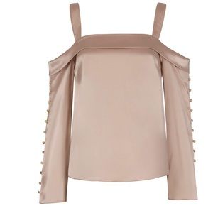 Intermix Antonia Button Detail Top